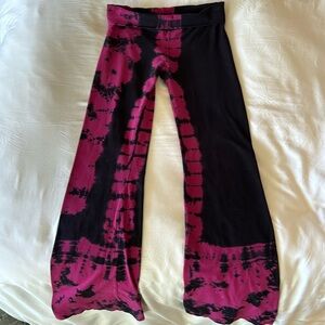 Excellent condition, Ener-chi wide legged leggings in beautiful tie dye pattern